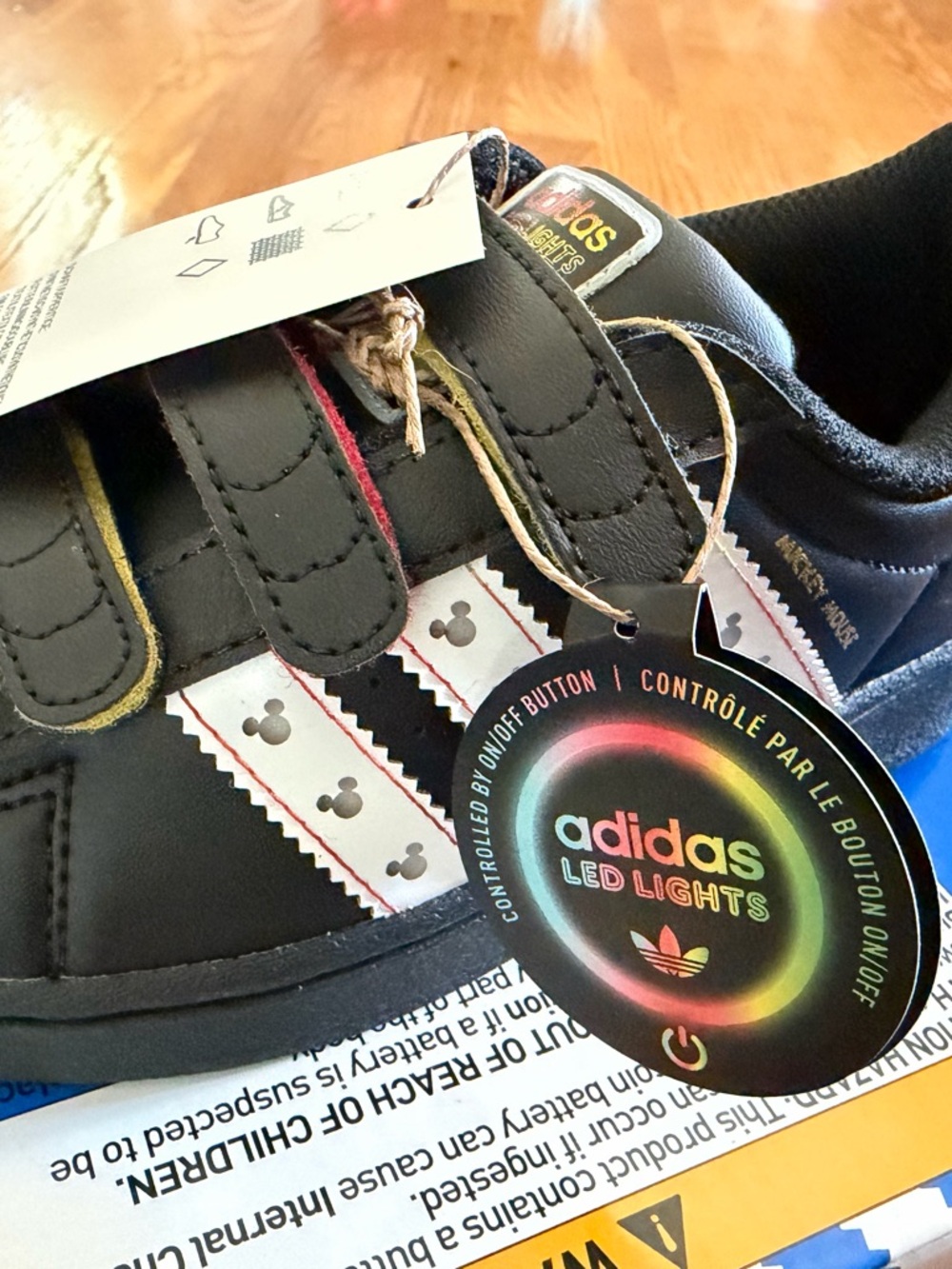 Disney Adidas Superstar LED Lights